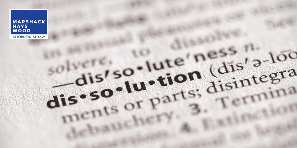 Orange County Business Dissolution lawyer