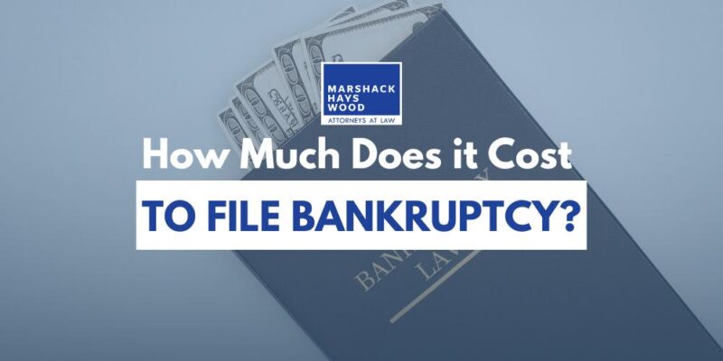 how much does it cost to file bankruptcy